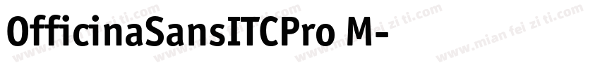 OfficinaSansITCPro M字体转换